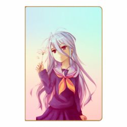 Блокнот с принто No Game No Life Shiro - PrintSalon