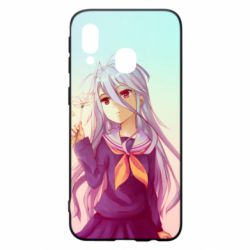 Чехол для Samsung A40 No Game No Life Shiro - PrintSalon