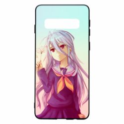 Чехол для Samsung S10 No Game No Life Shiro - PrintSalon