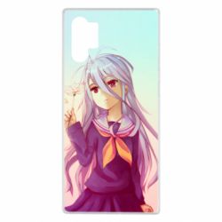 Чехол для Samsung Note 10 Plus No Game No Life Shiro - PrintSalon