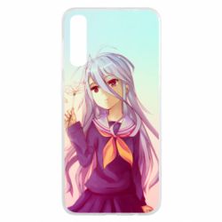 Чехол для Samsung A50 No Game No Life Shiro - PrintSalon