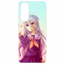 Чехол для Oppo Reno 4 Pro No Game No Life Shiro - PrintSalon