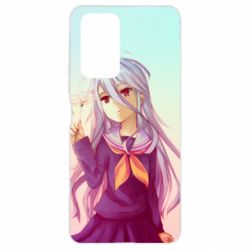 Чехол для Xiaomi Redmi Note 10 Pro No Game No Life Shiro - PrintSalon