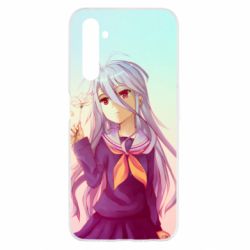 Чехол для Realme 6 No Game No Life Shiro - PrintSalon