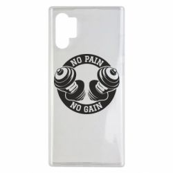 Чохол для Samsung Note 10 Plus No pain no gain гантелі - PrintSalon
