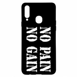 Чохол для Samsung A20s No pain no gain logo - PrintSalon