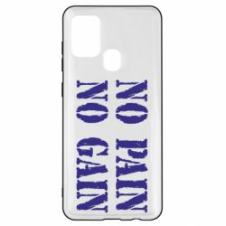 Чохол для Samsung A21s No pain no gain logo - PrintSalon