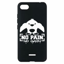 Чохол для Xiaomi Redmi 6A No pain no gain пінгвін - PrintSalon