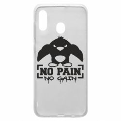 Чохол для Samsung A30 No pain no gain пінгвін - PrintSalon