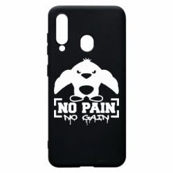 Чохол для Samsung A60 No pain no gain пінгвін - PrintSalon