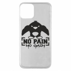 Чохол для iPhone 11 No pain no gain пінгвін - PrintSalon