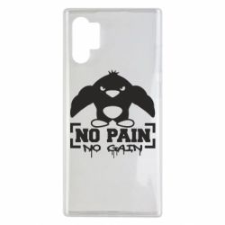Чохол для Samsung Note 10 Plus No pain no gain пінгвін - PrintSalon