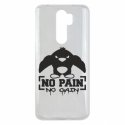 Чохол для Xiaomi Redmi Note 8 Pro No pain no gain пінгвін - PrintSalon