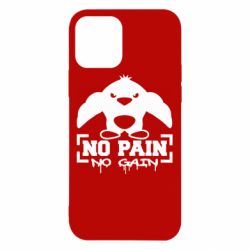 Чохол для iPhone 12 No pain no gain пінгвін - PrintSalon