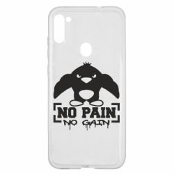 Чохол для Samsung A11 / M11 No pain no gain пінгвін - PrintSalon