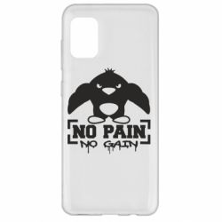 Чохол для Samsung A31 No pain no gain пінгвін - PrintSalon