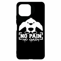 Чохол для Xiaomi Mi11 Lite No pain no gain пінгвін - PrintSalon