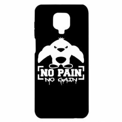 Чохол для Xiaomi Redmi Note 9S / 9Pro / 9Pro Max No pain no gain пінгвін - PrintSalon