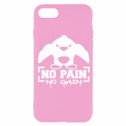 Чохол для iPhone SE 2022 No pain no gain пінгвін - PrintSalon