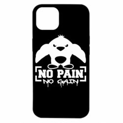 Чохол для iPhone 14 No pain no gain пінгвін - PrintSalon