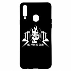Чохол для Samsung A20s No pain no gain