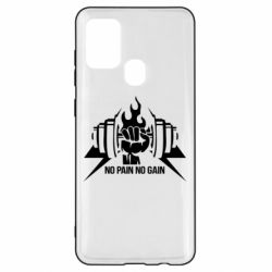 Чохол для Samsung A21s No pain no gain