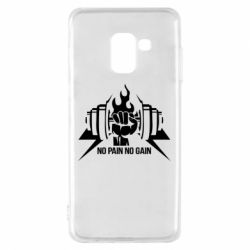 Чехол для Samsung A8 2018 No pain no gain
