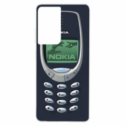 Чехол для Samsung S21 Ultra Nokia 3310 - PrintSalon
