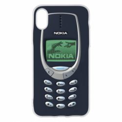 Чехол для iPhone X/Xs Nokia 3310 - PrintSalon