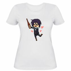 Женская футболка Noragami and drink - PrintSalon