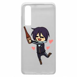 Чехол для Huawei P30 Noragami and drink - PrintSalon