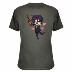 Камуфляжная футболка Noragami and drink - PrintSalon