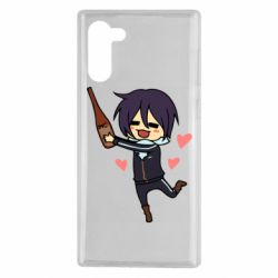 Чехол для Samsung Note 10 Noragami and drink