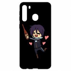 Чехол для Samsung A21 Noragami and drink