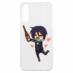 Чехол для Samsung A50 Noragami and drink - PrintSalon