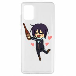 Чехол для Samsung A51 Noragami and drink - PrintSalon