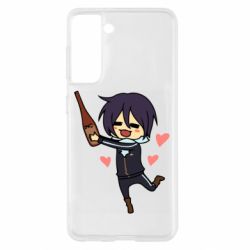 Чехол для Samsung S21 Noragami and drink - PrintSalon