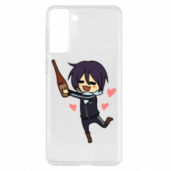 Чехол для Samsung S21+ Noragami and drink - PrintSalon