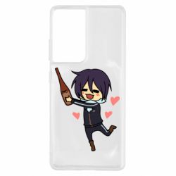 Чехол для Samsung S21 Ultra Noragami and drink - PrintSalon