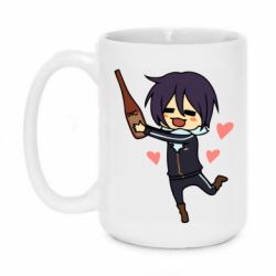 Чашка 420ml Noragami and drink - PrintSalon
