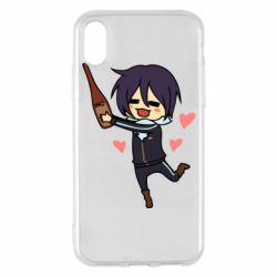 Чехол для iPhone X/Xs Noragami and drink - PrintSalon
