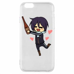 Чехол для iPhone 6/6S Noragami and drink - PrintSalon