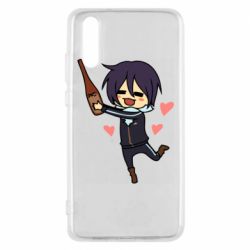 Чехол для Huawei P20 Noragami and drink - PrintSalon