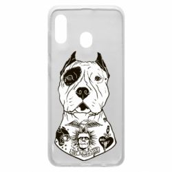 Чехол для Samsung A20 Not a monster - PrintSalon