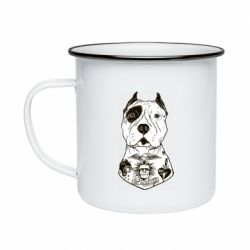 Кружка эмалированная Not a monster - PrintSalon