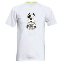 Мужская футболка для спорта Not a monster - PrintSalon