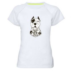 Женская футболка для спорта Not a monster - PrintSalon