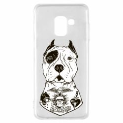 Чехол для Samsung A8 2018 Not a monster - PrintSalon