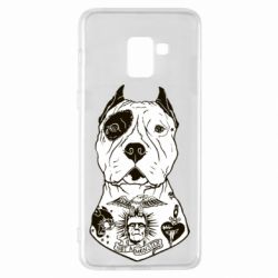 Чехол для Samsung A8+ 2018 Not a monster - PrintSalon