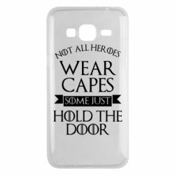 Чехол для Samsung J3 2016 Not all heroes wear capes - PrintSalon